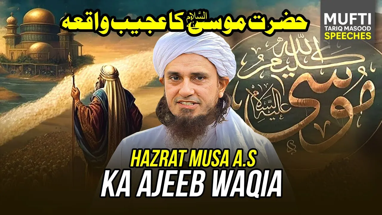 Hazrat Musa A.S Ka Ajeeb Waqia | Mufti Tariq Masood Speeches